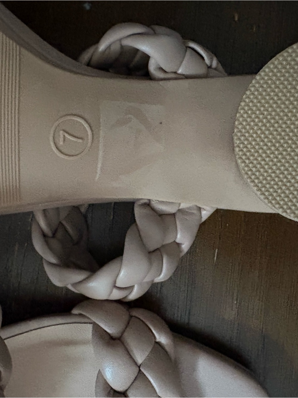 A New Day - Braided Double-Strap Slide Heels — Beige - Picture 6 of 6